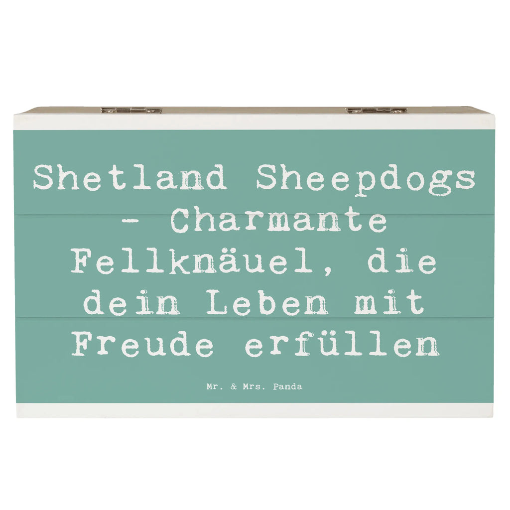 Holzkiste Spruch Shetland Sheepdog Glücksbringer Holzkiste, Kiste, Schatzkiste, Truhe, Schatulle, XXL, Erinnerungsbox, Erinnerungskiste, Dekokiste, Aufbewahrungsbox, Geschenkbox, Geschenkdose, Hund, Hunderasse, Rassehund, Hundebesitzer, Geschenk, Tierfreund, Schenken, Welpe