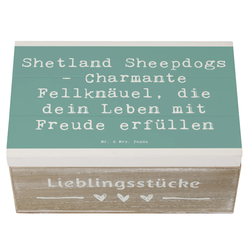 Holzkiste Spruch Shetland Sheepdog Glücksbringer Holzkiste, Kiste, Schatzkiste, Truhe, Schatulle, XXL, Erinnerungsbox, Erinnerungskiste, Dekokiste, Aufbewahrungsbox, Geschenkbox, Geschenkdose, Hund, Hunderasse, Rassehund, Hundebesitzer, Geschenk, Tierfreund, Schenken, Welpe