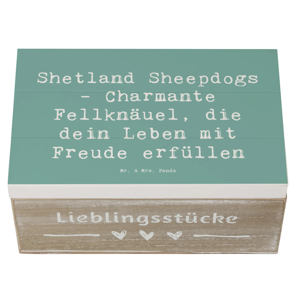 Holzkiste Spruch Shetland Sheepdog Glücksbringer Holzkiste, Kiste, Schatzkiste, Truhe, Schatulle, XXL, Erinnerungsbox, Erinnerungskiste, Dekokiste, Aufbewahrungsbox, Geschenkbox, Geschenkdose, Hund, Hunderasse, Rassehund, Hundebesitzer, Geschenk, Tierfreund, Schenken, Welpe