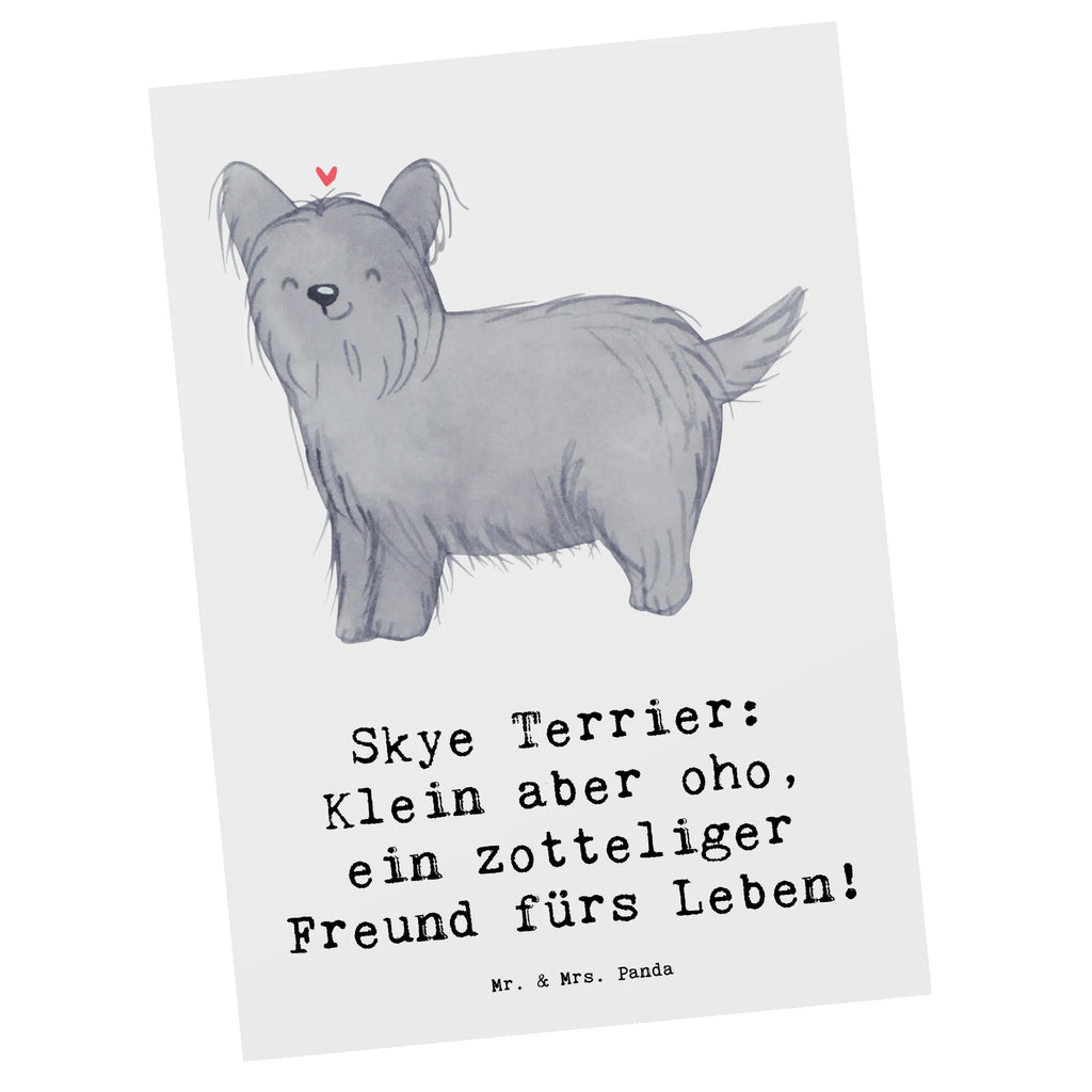 Postkarte Skye Terrier Freund Postkarte, Karte, Geschenkkarte, Grußkarte, Einladung, Ansichtskarte, Geburtstagskarte, Einladungskarte, Dankeskarte, Ansichtskarten, Einladung Geburtstag, Einladungskarten Geburtstag, Hund, Hunderasse, Rassehund, Hundebesitzer, Geschenk, Tierfreund, Schenken, Welpe