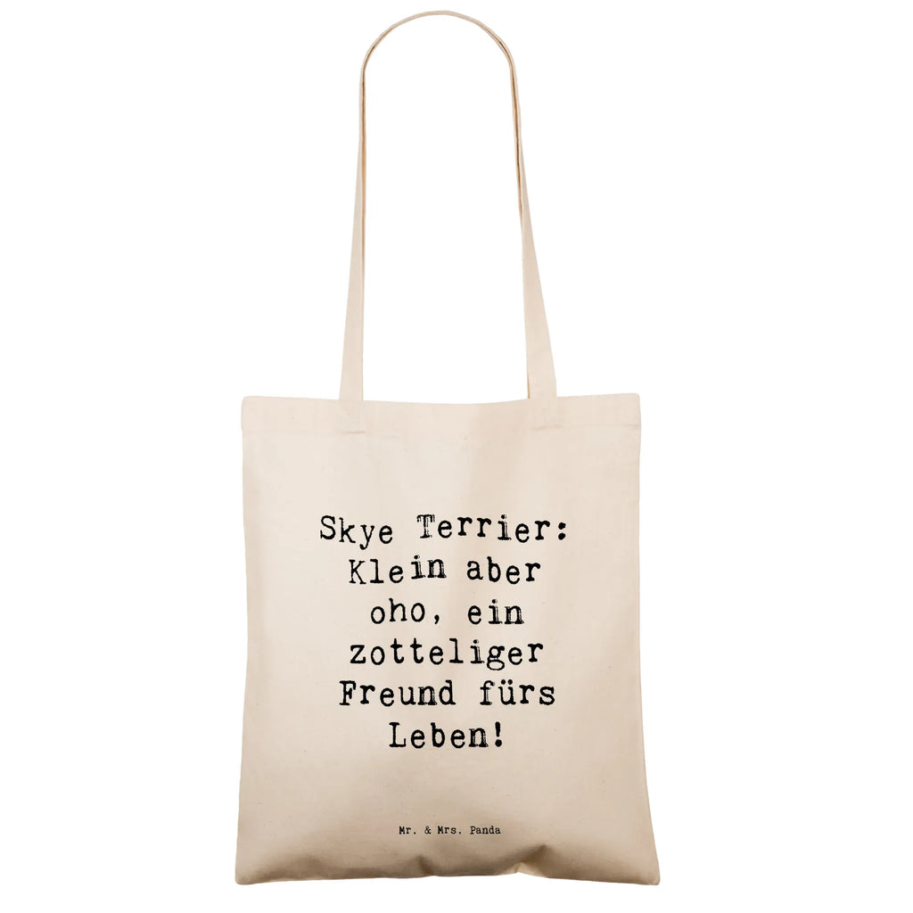 Tragetasche Spruch Skye Terrier Freund Beuteltasche, Beutel, Einkaufstasche, Jutebeutel, Stoffbeutel, Tasche, Shopper, Umhängetasche, Strandtasche, Schultertasche, Stofftasche, Tragetasche, Badetasche, Jutetasche, Einkaufstüte, Laptoptasche, Hund, Hunderasse, Rassehund, Hundebesitzer, Geschenk, Tierfreund, Schenken, Welpe