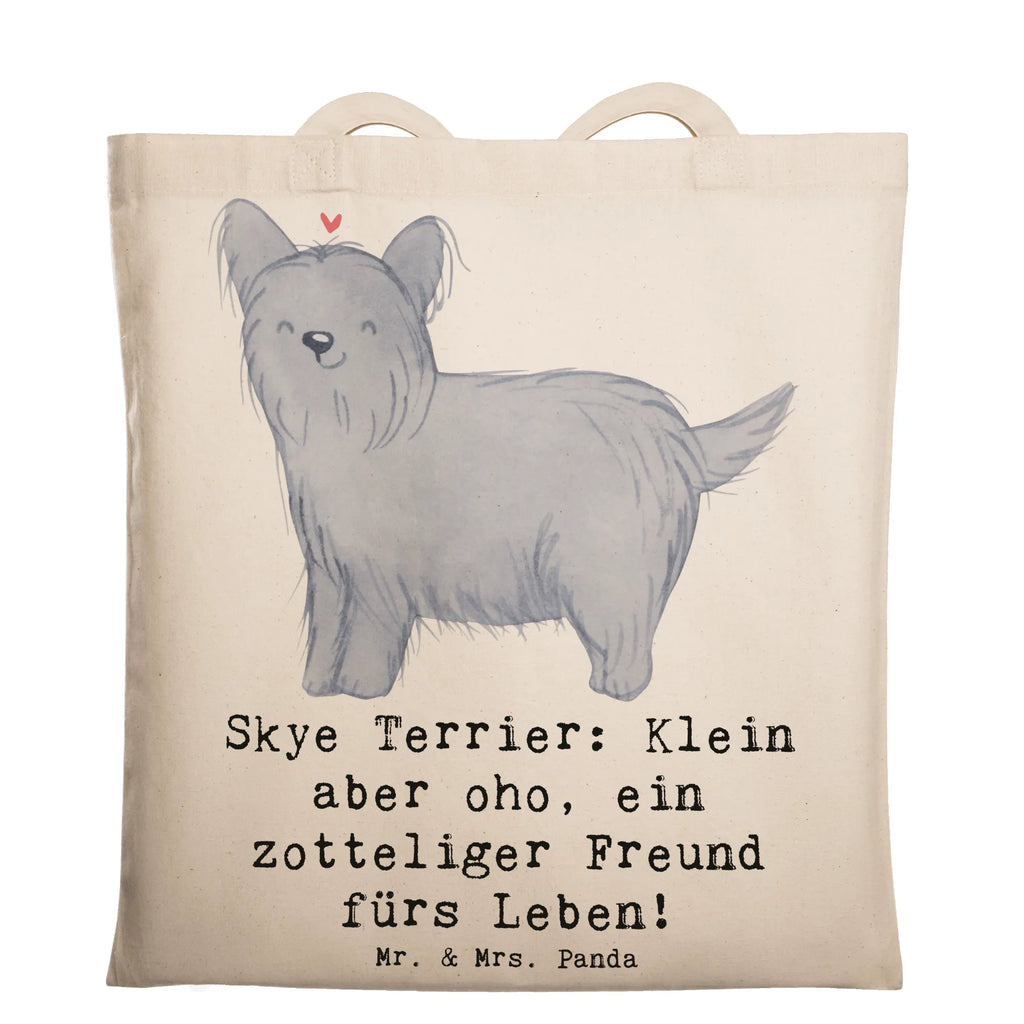 Tragetasche Skye Terrier Freund Beuteltasche, Beutel, Einkaufstasche, Jutebeutel, Stoffbeutel, Tasche, Shopper, Umhängetasche, Strandtasche, Schultertasche, Stofftasche, Tragetasche, Badetasche, Jutetasche, Einkaufstüte, Laptoptasche, Hund, Hunderasse, Rassehund, Hundebesitzer, Geschenk, Tierfreund, Schenken, Welpe