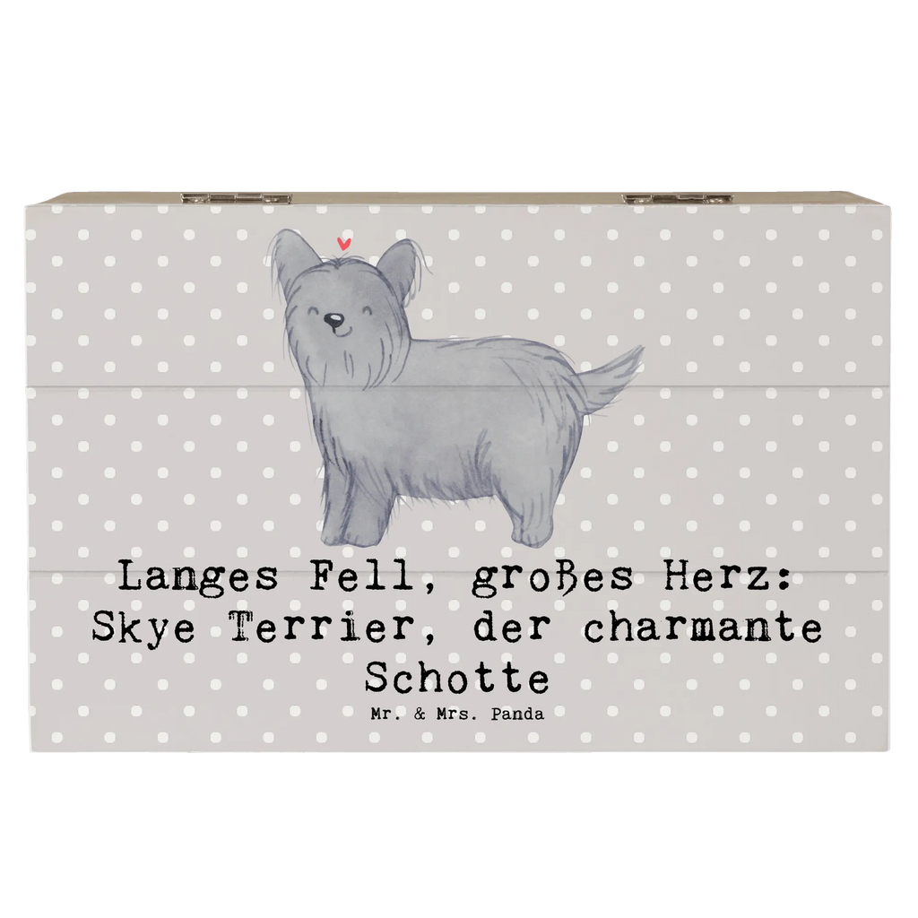 Holzkiste Skye Terrier Holzkiste, Kiste, Schatzkiste, Truhe, Schatulle, XXL, Erinnerungsbox, Erinnerungskiste, Dekokiste, Aufbewahrungsbox, Geschenkbox, Geschenkdose, Hund, Hunderasse, Rassehund, Hundebesitzer, Geschenk, Tierfreund, Schenken, Welpe