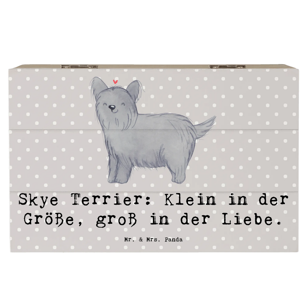 Holzkiste Skye Terrier Liebe Holzkiste, Kiste, Schatzkiste, Truhe, Schatulle, XXL, Erinnerungsbox, Erinnerungskiste, Dekokiste, Aufbewahrungsbox, Geschenkbox, Geschenkdose, Hund, Hunderasse, Rassehund, Hundebesitzer, Geschenk, Tierfreund, Schenken, Welpe