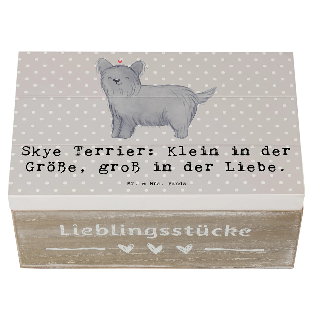 Holzkiste Skye Terrier Liebe Holzkiste, Kiste, Schatzkiste, Truhe, Schatulle, XXL, Erinnerungsbox, Erinnerungskiste, Dekokiste, Aufbewahrungsbox, Geschenkbox, Geschenkdose, Hund, Hunderasse, Rassehund, Hundebesitzer, Geschenk, Tierfreund, Schenken, Welpe