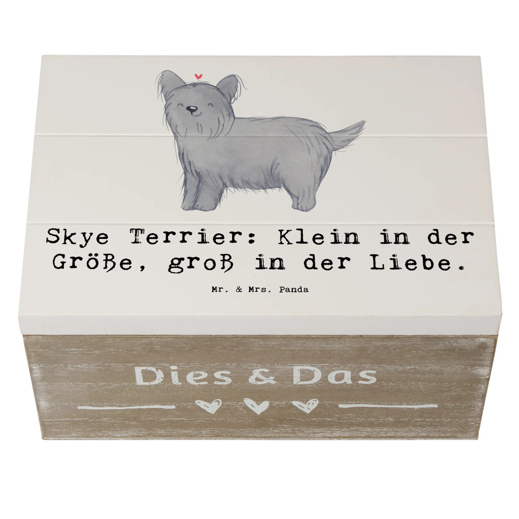 Holzkiste Skye Terrier Liebe Holzkiste, Kiste, Schatzkiste, Truhe, Schatulle, XXL, Erinnerungsbox, Erinnerungskiste, Dekokiste, Aufbewahrungsbox, Geschenkbox, Geschenkdose, Hund, Hunderasse, Rassehund, Hundebesitzer, Geschenk, Tierfreund, Schenken, Welpe