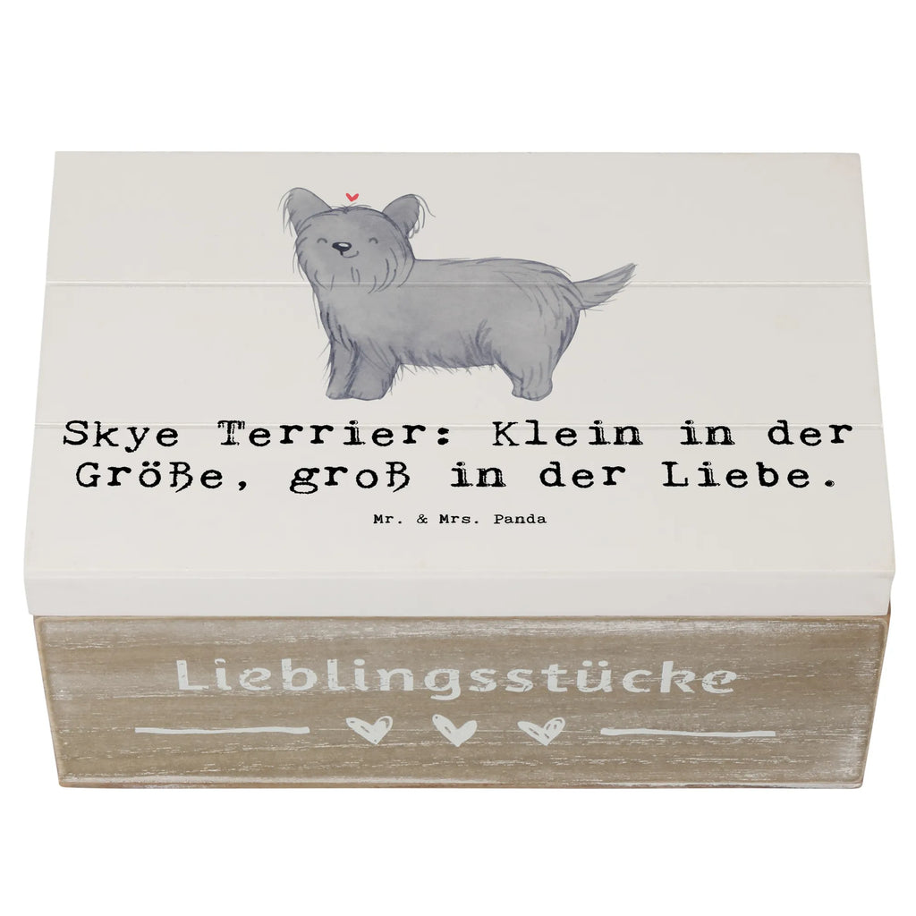 Holzkiste Skye Terrier Liebe Holzkiste, Kiste, Schatzkiste, Truhe, Schatulle, XXL, Erinnerungsbox, Erinnerungskiste, Dekokiste, Aufbewahrungsbox, Geschenkbox, Geschenkdose, Hund, Hunderasse, Rassehund, Hundebesitzer, Geschenk, Tierfreund, Schenken, Welpe