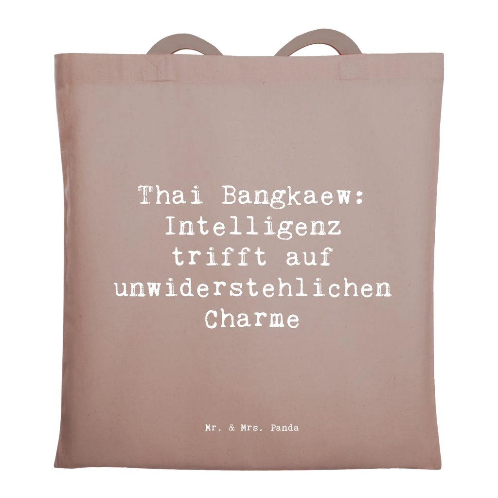 Tragetasche Spruch Thai Bangkaew Charme Beuteltasche, Beutel, Einkaufstasche, Jutebeutel, Stoffbeutel, Tasche, Shopper, Umhängetasche, Strandtasche, Schultertasche, Stofftasche, Tragetasche, Badetasche, Jutetasche, Einkaufstüte, Laptoptasche, Hund, Hunderasse, Rassehund, Hundebesitzer, Geschenk, Tierfreund, Schenken, Welpe