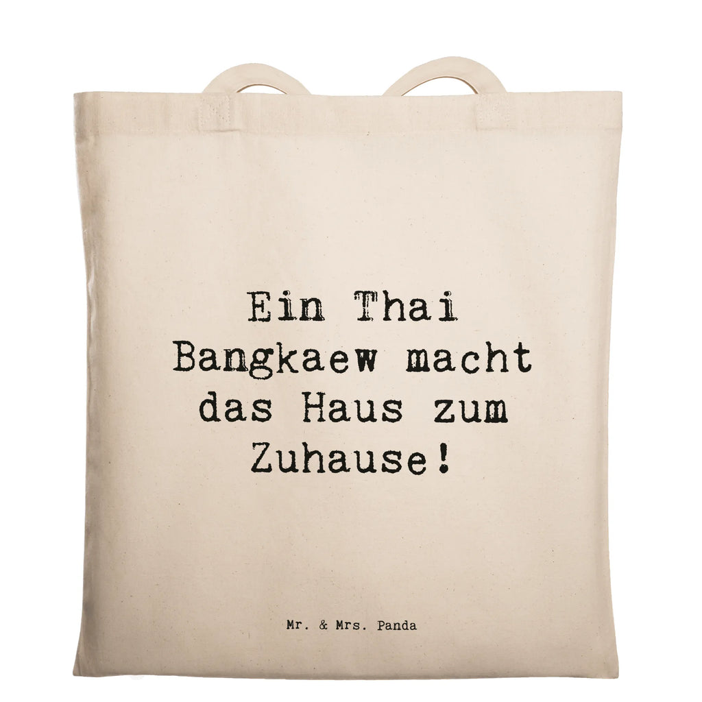 Tragetasche Spruch Thai Bangkaew Zuhause Beuteltasche, Beutel, Einkaufstasche, Jutebeutel, Stoffbeutel, Tasche, Shopper, Umhängetasche, Strandtasche, Schultertasche, Stofftasche, Tragetasche, Badetasche, Jutetasche, Einkaufstüte, Laptoptasche, Hund, Hunderasse, Rassehund, Hundebesitzer, Geschenk, Tierfreund, Schenken, Welpe