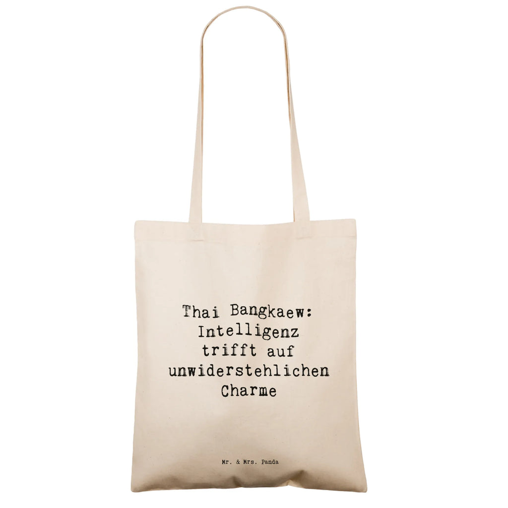 Tragetasche Spruch Thai Bangkaew Charme Beuteltasche, Beutel, Einkaufstasche, Jutebeutel, Stoffbeutel, Tasche, Shopper, Umhängetasche, Strandtasche, Schultertasche, Stofftasche, Tragetasche, Badetasche, Jutetasche, Einkaufstüte, Laptoptasche, Hund, Hunderasse, Rassehund, Hundebesitzer, Geschenk, Tierfreund, Schenken, Welpe