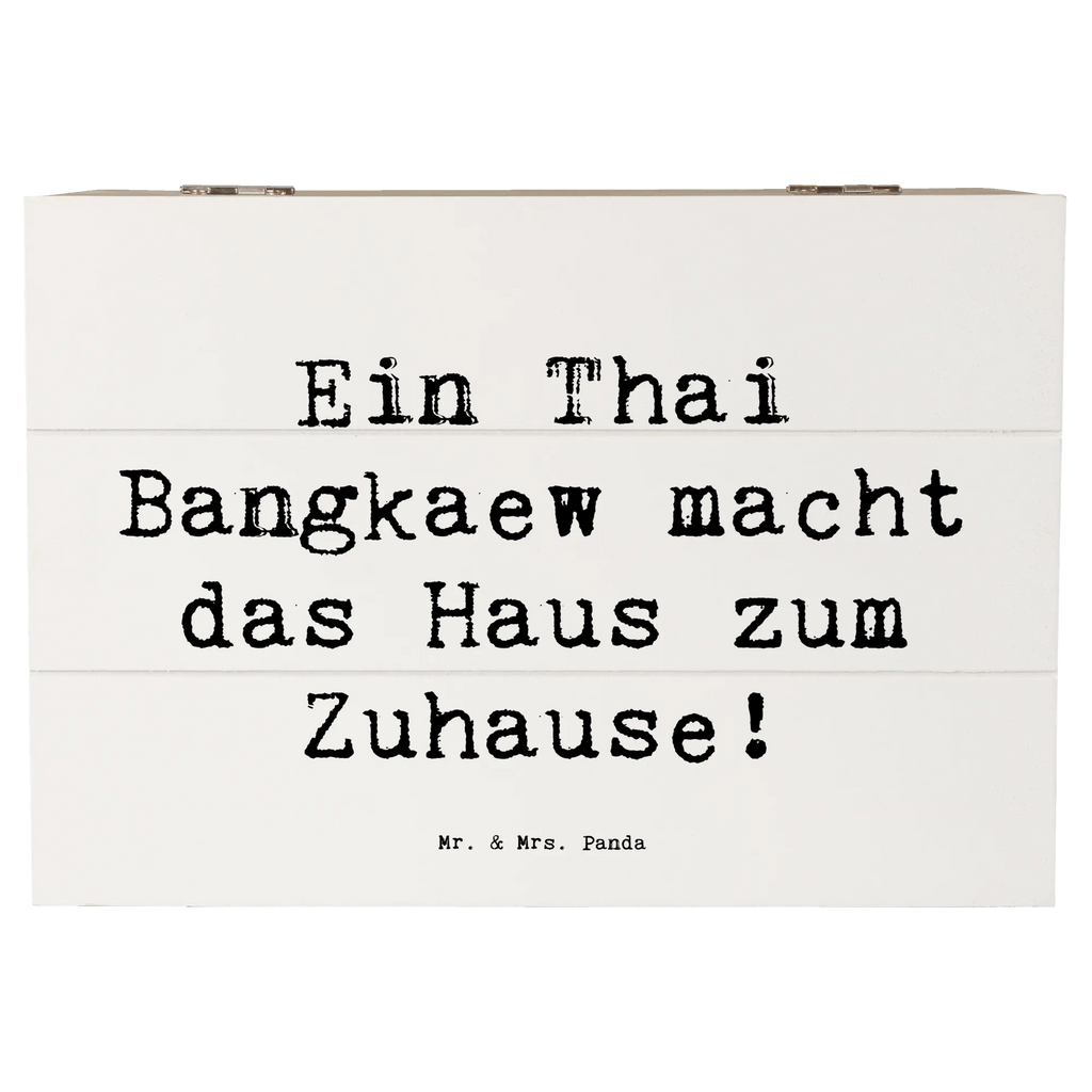 Holzkiste Spruch Thai Bangkaew Zuhause Holzkiste, Kiste, Schatzkiste, Truhe, Schatulle, XXL, Erinnerungsbox, Erinnerungskiste, Dekokiste, Aufbewahrungsbox, Geschenkbox, Geschenkdose, Hund, Hunderasse, Rassehund, Hundebesitzer, Geschenk, Tierfreund, Schenken, Welpe