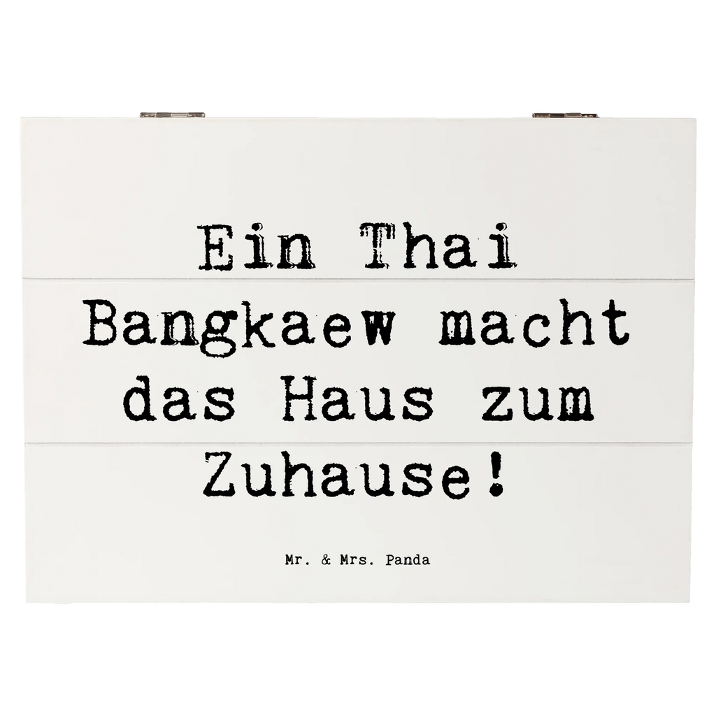 Holzkiste Spruch Thai Bangkaew Zuhause Holzkiste, Kiste, Schatzkiste, Truhe, Schatulle, XXL, Erinnerungsbox, Erinnerungskiste, Dekokiste, Aufbewahrungsbox, Geschenkbox, Geschenkdose, Hund, Hunderasse, Rassehund, Hundebesitzer, Geschenk, Tierfreund, Schenken, Welpe