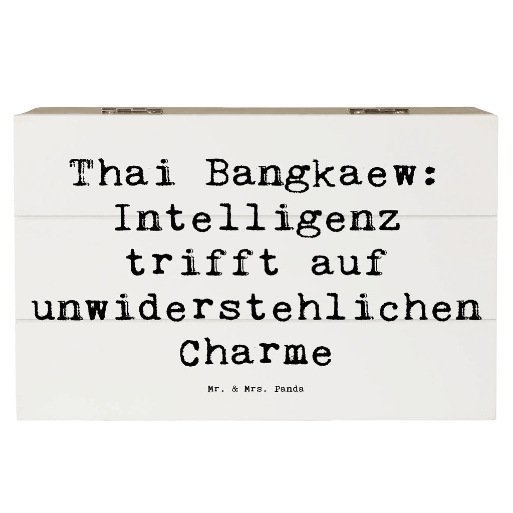 Holzkiste Spruch Thai Bangkaew Charme Holzkiste, Kiste, Schatzkiste, Truhe, Schatulle, XXL, Erinnerungsbox, Erinnerungskiste, Dekokiste, Aufbewahrungsbox, Geschenkbox, Geschenkdose, Hund, Hunderasse, Rassehund, Hundebesitzer, Geschenk, Tierfreund, Schenken, Welpe