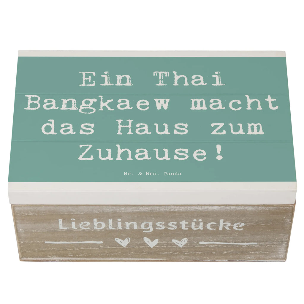 Holzkiste Spruch Thai Bangkaew Zuhause Holzkiste, Kiste, Schatzkiste, Truhe, Schatulle, XXL, Erinnerungsbox, Erinnerungskiste, Dekokiste, Aufbewahrungsbox, Geschenkbox, Geschenkdose, Hund, Hunderasse, Rassehund, Hundebesitzer, Geschenk, Tierfreund, Schenken, Welpe