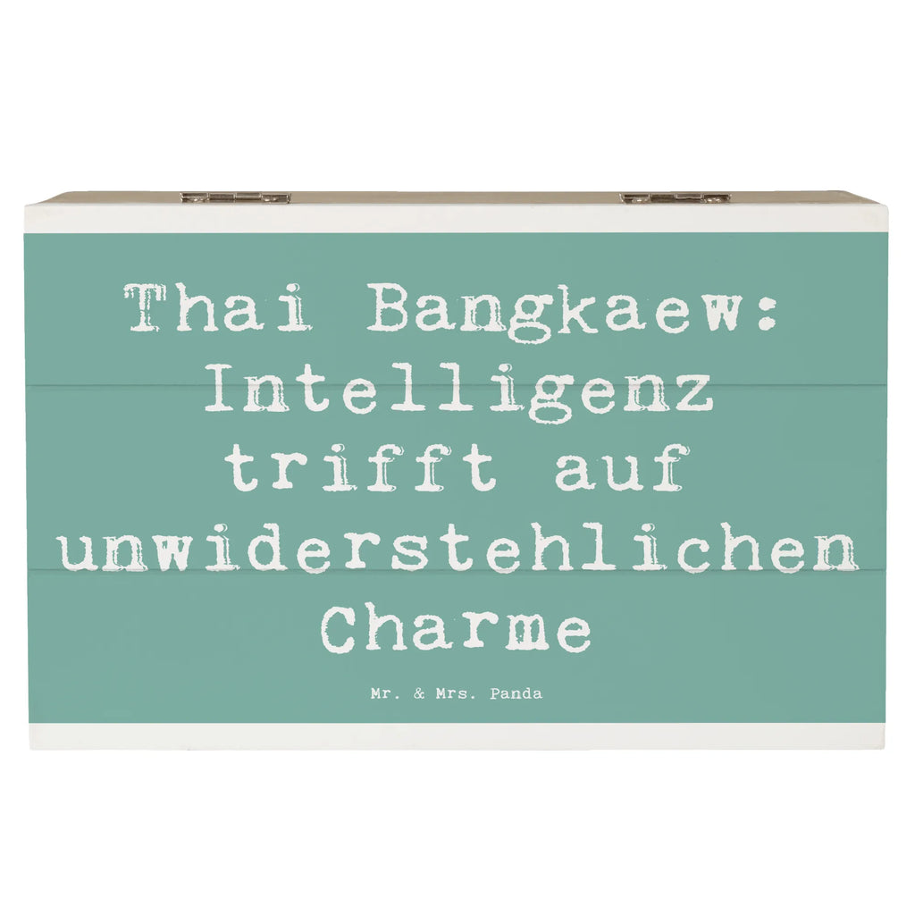 Holzkiste Spruch Thai Bangkaew Charme Holzkiste, Kiste, Schatzkiste, Truhe, Schatulle, XXL, Erinnerungsbox, Erinnerungskiste, Dekokiste, Aufbewahrungsbox, Geschenkbox, Geschenkdose, Hund, Hunderasse, Rassehund, Hundebesitzer, Geschenk, Tierfreund, Schenken, Welpe