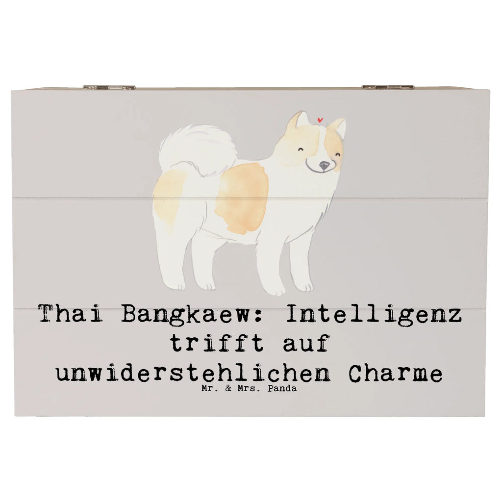 Holzkiste Thai Bangkaew Charme Holzkiste, Kiste, Schatzkiste, Truhe, Schatulle, XXL, Erinnerungsbox, Erinnerungskiste, Dekokiste, Aufbewahrungsbox, Geschenkbox, Geschenkdose, Hund, Hunderasse, Rassehund, Hundebesitzer, Geschenk, Tierfreund, Schenken, Welpe