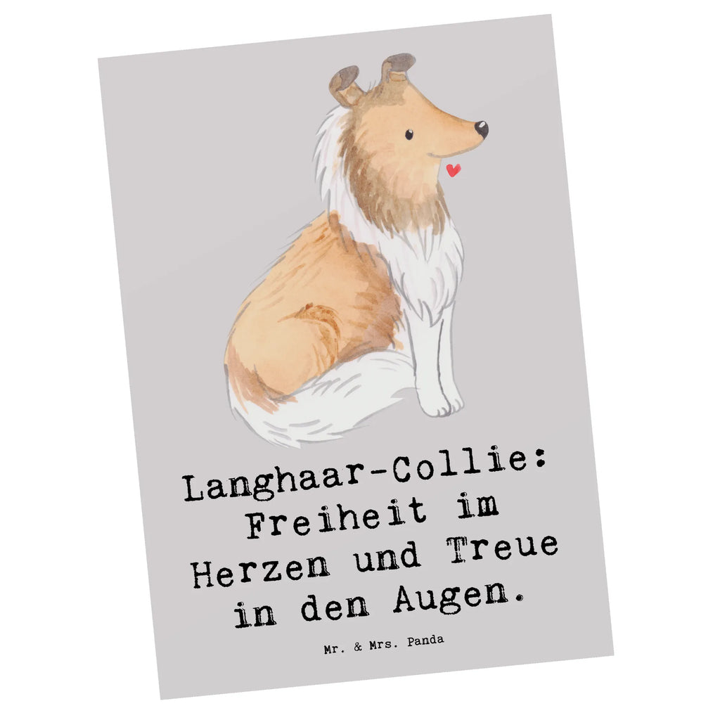 Postkarte Langhaar Collie Treue Postkarte, Karte, Geschenkkarte, Grußkarte, Einladung, Ansichtskarte, Geburtstagskarte, Einladungskarte, Dankeskarte, Ansichtskarten, Einladung Geburtstag, Einladungskarten Geburtstag, Hund, Hunderasse, Rassehund, Hundebesitzer, Geschenk, Tierfreund, Schenken, Welpe