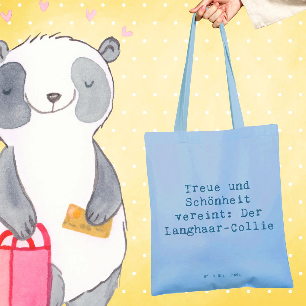 Tragetasche Spruch Langhaar Collie Beuteltasche, Beutel, Einkaufstasche, Jutebeutel, Stoffbeutel, Tasche, Shopper, Umhängetasche, Strandtasche, Schultertasche, Stofftasche, Tragetasche, Badetasche, Jutetasche, Einkaufstüte, Laptoptasche, Hund, Hunderasse, Rassehund, Hundebesitzer, Geschenk, Tierfreund, Schenken, Welpe