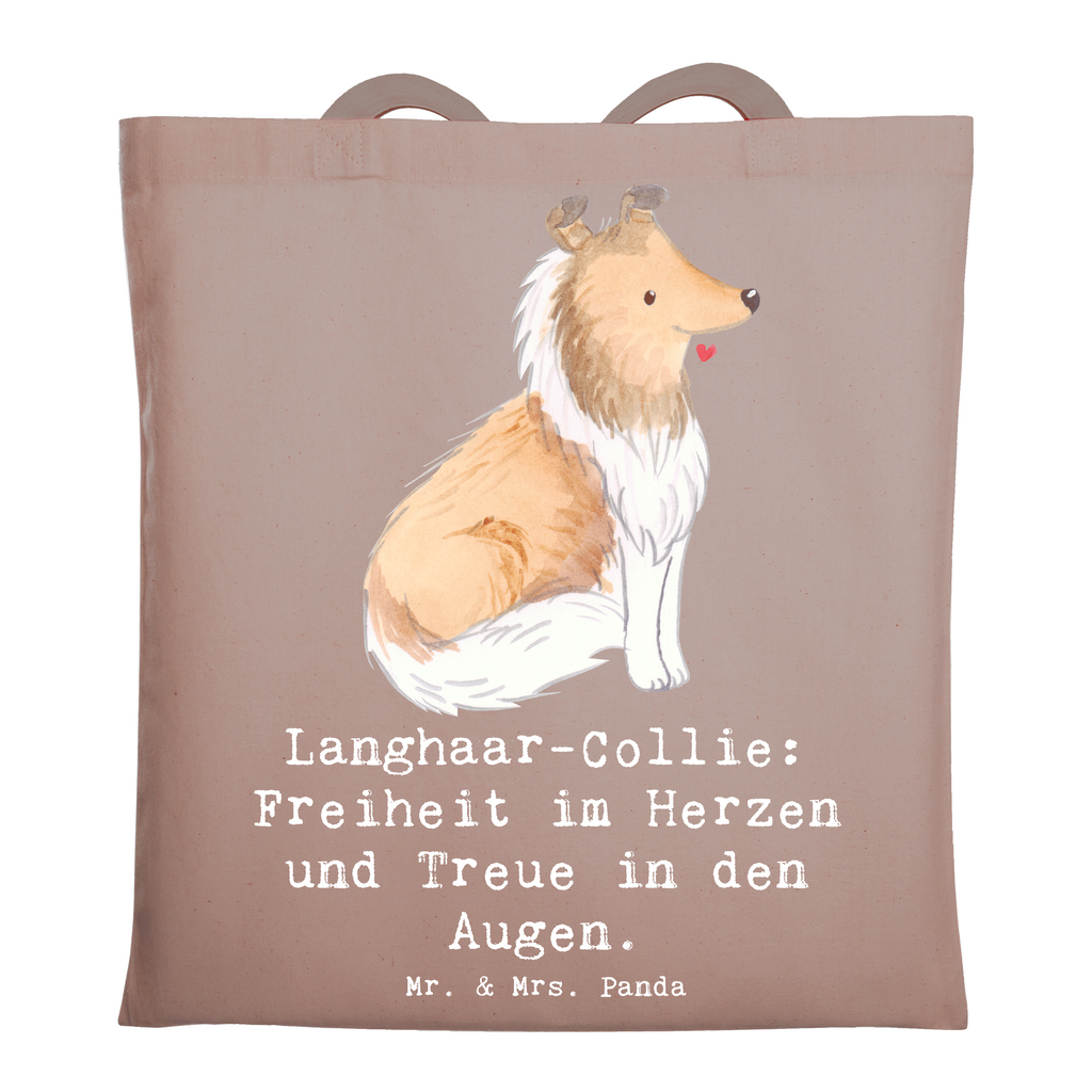 Tragetasche Langhaar Collie Treue Beuteltasche, Beutel, Einkaufstasche, Jutebeutel, Stoffbeutel, Tasche, Shopper, Umhängetasche, Strandtasche, Schultertasche, Stofftasche, Tragetasche, Badetasche, Jutetasche, Einkaufstüte, Laptoptasche, Hund, Hunderasse, Rassehund, Hundebesitzer, Geschenk, Tierfreund, Schenken, Welpe