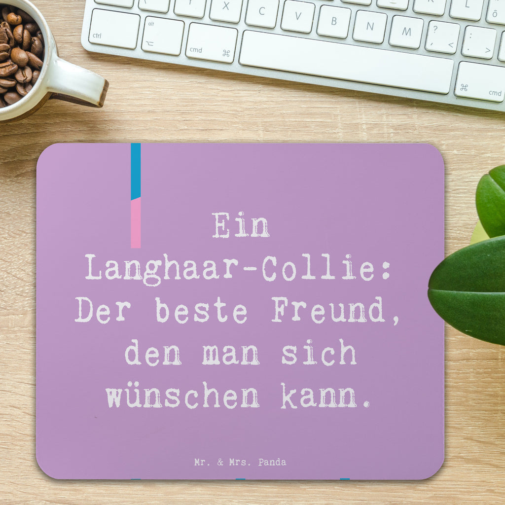 Mauspad Spruch Langhaar Collie Freund Mousepad, Computer zubehör, Büroausstattung, PC Zubehör, Arbeitszimmer, Mauspad, Einzigartiges Mauspad, Designer Mauspad, Mausunterlage, Mauspad Büro, Hund, Hunderasse, Rassehund, Hundebesitzer, Geschenk, Tierfreund, Schenken, Welpe