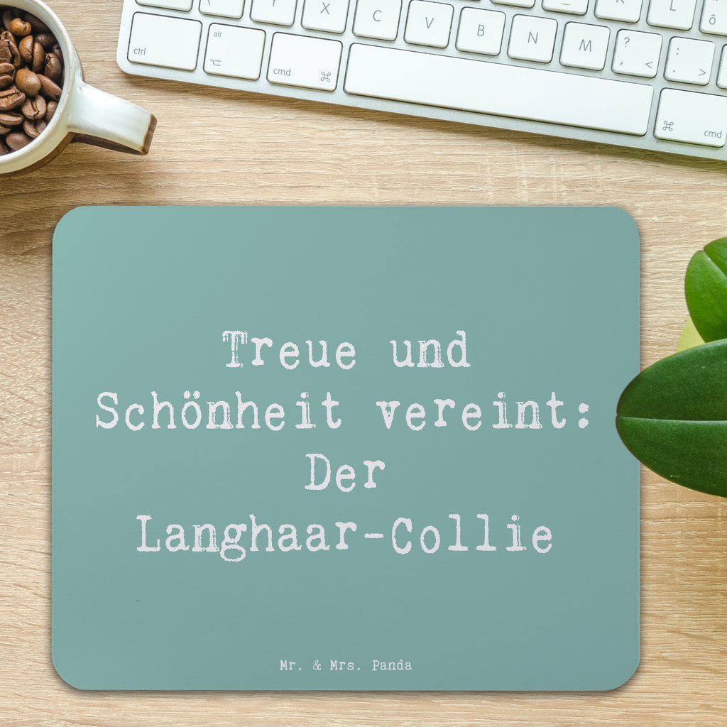 Mauspad Spruch Langhaar Collie Mousepad, Computer zubehör, Büroausstattung, PC Zubehör, Arbeitszimmer, Mauspad, Einzigartiges Mauspad, Designer Mauspad, Mausunterlage, Mauspad Büro, Hund, Hunderasse, Rassehund, Hundebesitzer, Geschenk, Tierfreund, Schenken, Welpe