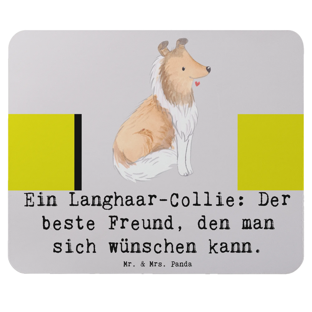 Mauspad Langhaar Collie Freund Mousepad, Computer zubehör, Büroausstattung, PC Zubehör, Arbeitszimmer, Mauspad, Einzigartiges Mauspad, Designer Mauspad, Mausunterlage, Mauspad Büro, Hund, Hunderasse, Rassehund, Hundebesitzer, Geschenk, Tierfreund, Schenken, Welpe