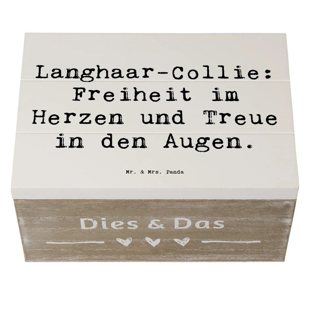 Holzkiste Spruch Langhaar Collie Treue Holzkiste, Kiste, Schatzkiste, Truhe, Schatulle, XXL, Erinnerungsbox, Erinnerungskiste, Dekokiste, Aufbewahrungsbox, Geschenkbox, Geschenkdose, Hund, Hunderasse, Rassehund, Hundebesitzer, Geschenk, Tierfreund, Schenken, Welpe