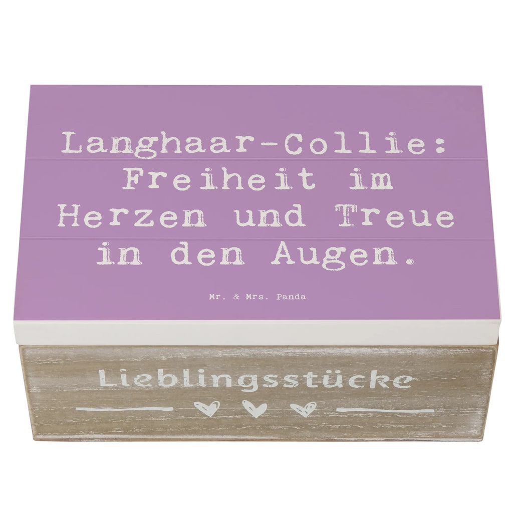 Holzkiste Spruch Langhaar Collie Treue Holzkiste, Kiste, Schatzkiste, Truhe, Schatulle, XXL, Erinnerungsbox, Erinnerungskiste, Dekokiste, Aufbewahrungsbox, Geschenkbox, Geschenkdose, Hund, Hunderasse, Rassehund, Hundebesitzer, Geschenk, Tierfreund, Schenken, Welpe