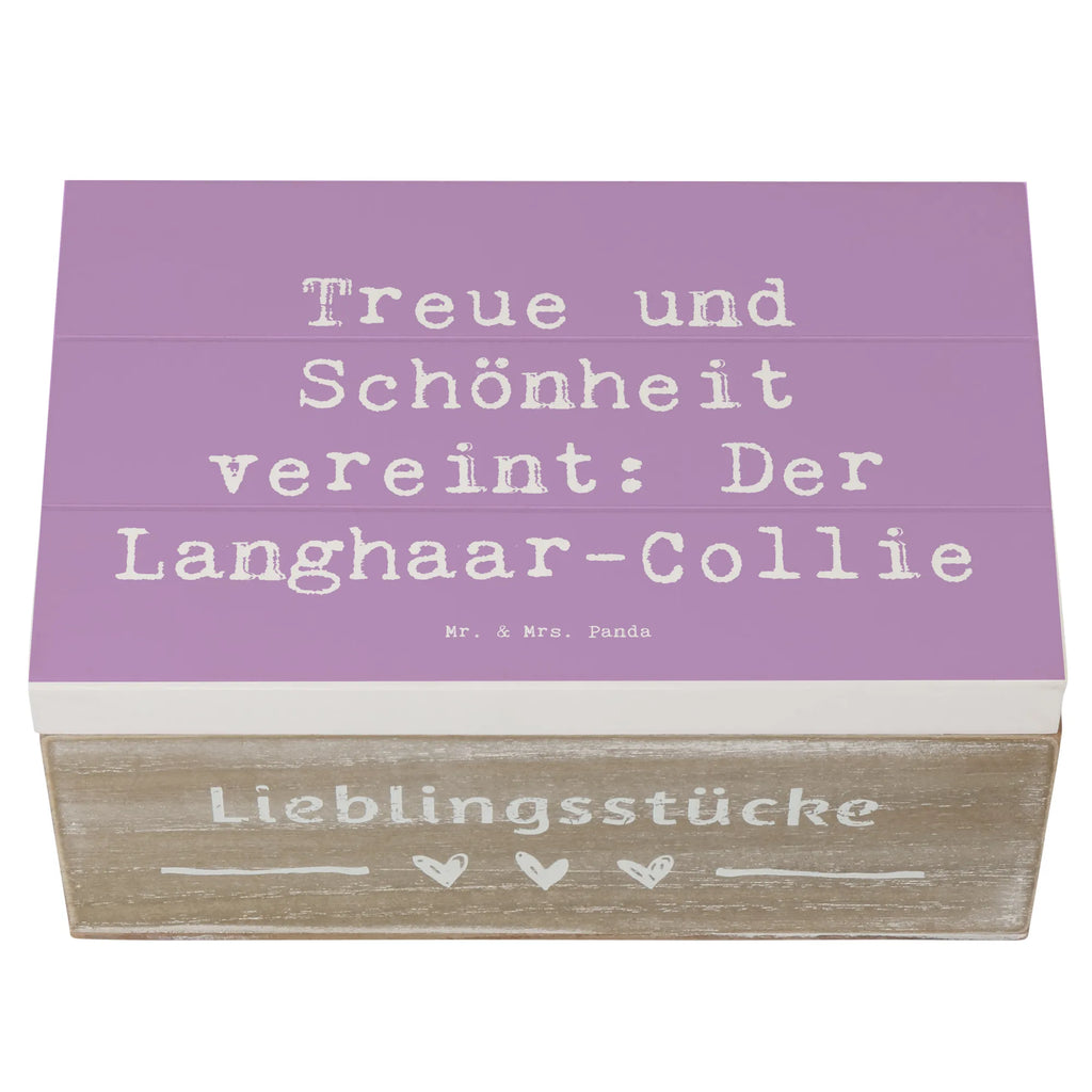 Holzkiste Spruch Langhaar Collie Holzkiste, Kiste, Schatzkiste, Truhe, Schatulle, XXL, Erinnerungsbox, Erinnerungskiste, Dekokiste, Aufbewahrungsbox, Geschenkbox, Geschenkdose, Hund, Hunderasse, Rassehund, Hundebesitzer, Geschenk, Tierfreund, Schenken, Welpe