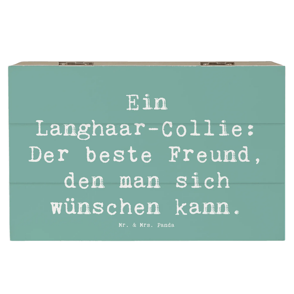 Holzkiste Spruch Langhaar Collie Freund Holzkiste, Kiste, Schatzkiste, Truhe, Schatulle, XXL, Erinnerungsbox, Erinnerungskiste, Dekokiste, Aufbewahrungsbox, Geschenkbox, Geschenkdose, Hund, Hunderasse, Rassehund, Hundebesitzer, Geschenk, Tierfreund, Schenken, Welpe