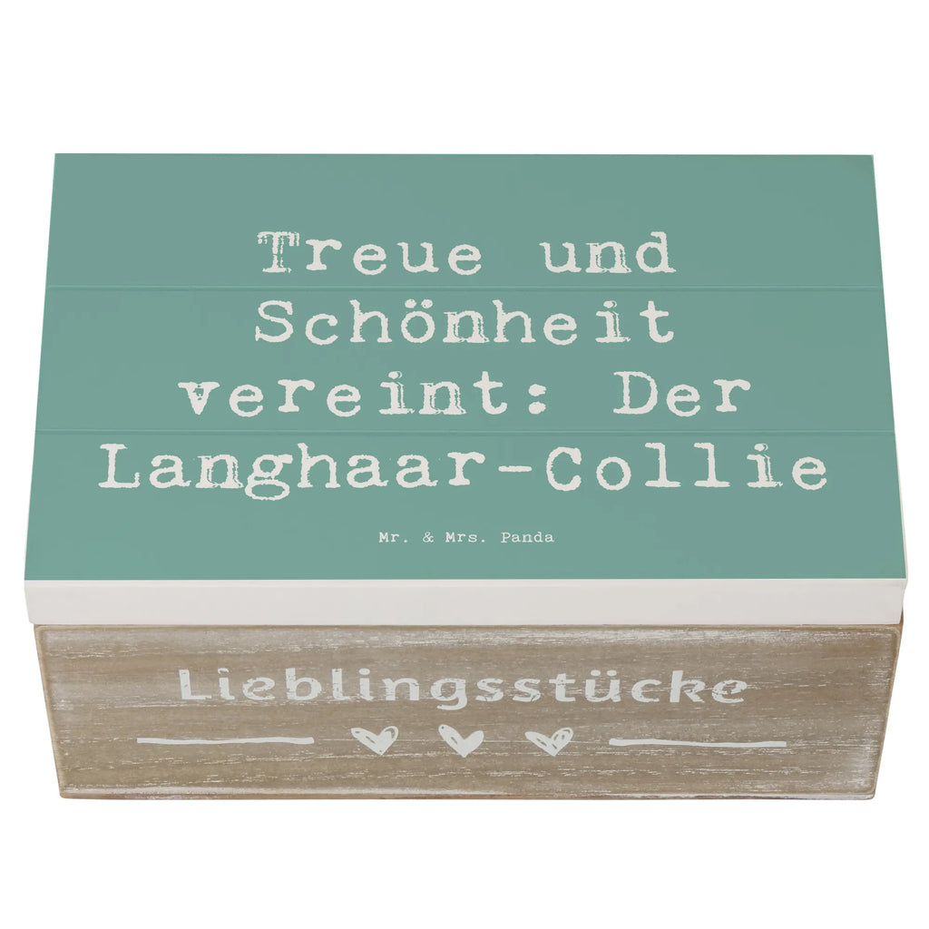 Holzkiste Spruch Langhaar Collie Holzkiste, Kiste, Schatzkiste, Truhe, Schatulle, XXL, Erinnerungsbox, Erinnerungskiste, Dekokiste, Aufbewahrungsbox, Geschenkbox, Geschenkdose, Hund, Hunderasse, Rassehund, Hundebesitzer, Geschenk, Tierfreund, Schenken, Welpe