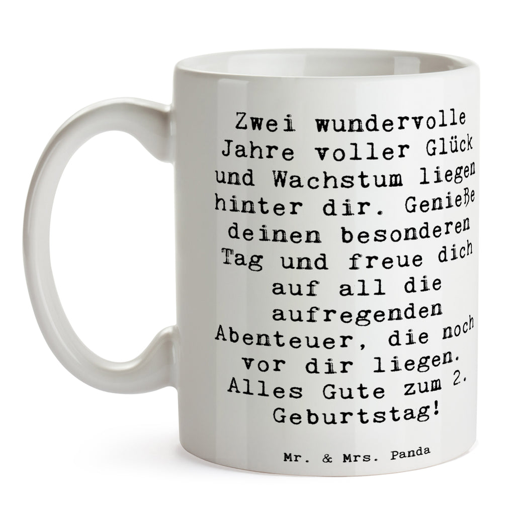 Tasse Spruch 2. Geburtstag Tasse, Kaffeetasse, Teetasse, Becher, Kaffeebecher, Teebecher, Keramiktasse, Porzellantasse, Büro Tasse, Geschenk Tasse, Tasse Sprüche, Tasse Motive, Kaffeetassen, Tasse bedrucken, Designer Tasse, Cappuccino Tassen, Schöne Teetassen, Geburtstag, Geburtstagsgeschenk, Geschenk