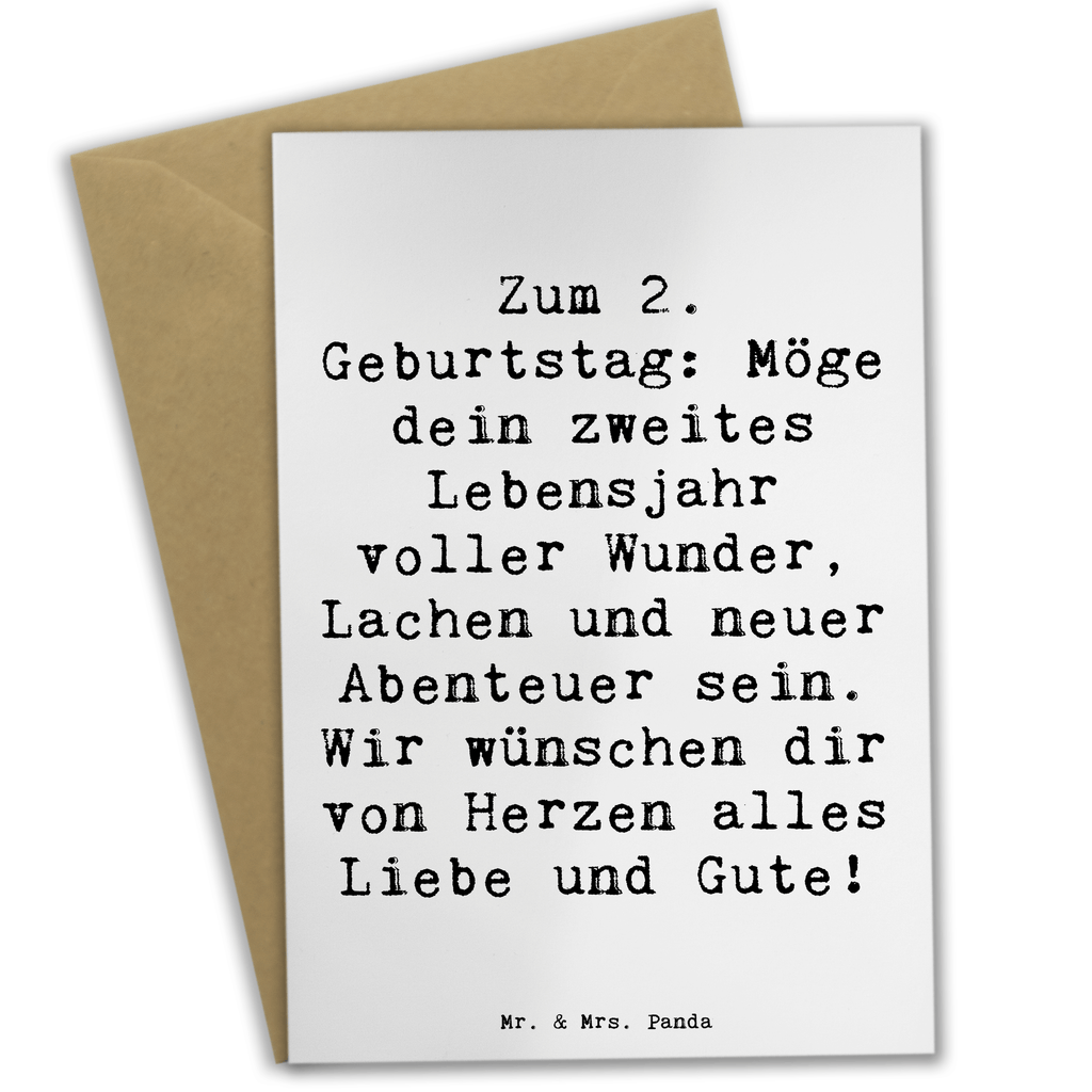 Grußkarte Spruch 2. Geburtstag Wünsche Grußkarte, Klappkarte, Einladungskarte, Glückwunschkarte, Hochzeitskarte, Geburtstagskarte, Karte, Ansichtskarten, Geburtstag, Geburtstagsgeschenk, Geschenk