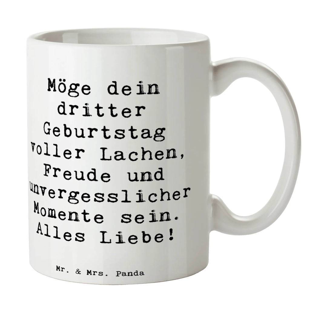 Tasse Spruch 3. Geburtstag Glück Tasse, Kaffeetasse, Teetasse, Becher, Kaffeebecher, Teebecher, Keramiktasse, Porzellantasse, Büro Tasse, Geschenk Tasse, Tasse Sprüche, Tasse Motive, Kaffeetassen, Tasse bedrucken, Designer Tasse, Cappuccino Tassen, Schöne Teetassen, Geburtstag, Geburtstagsgeschenk, Geschenk