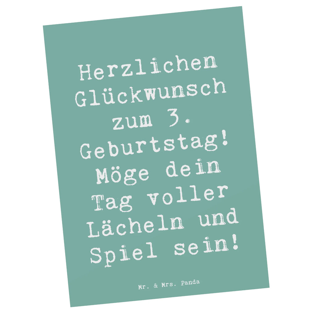 Postkarte Spruch 3. Geburtstag Lächeln und Spiel Postkarte, Karte, Geschenkkarte, Grußkarte, Einladung, Ansichtskarte, Geburtstagskarte, Einladungskarte, Dankeskarte, Ansichtskarten, Einladung Geburtstag, Einladungskarten Geburtstag, Geburtstag, Geburtstagsgeschenk, Geschenk