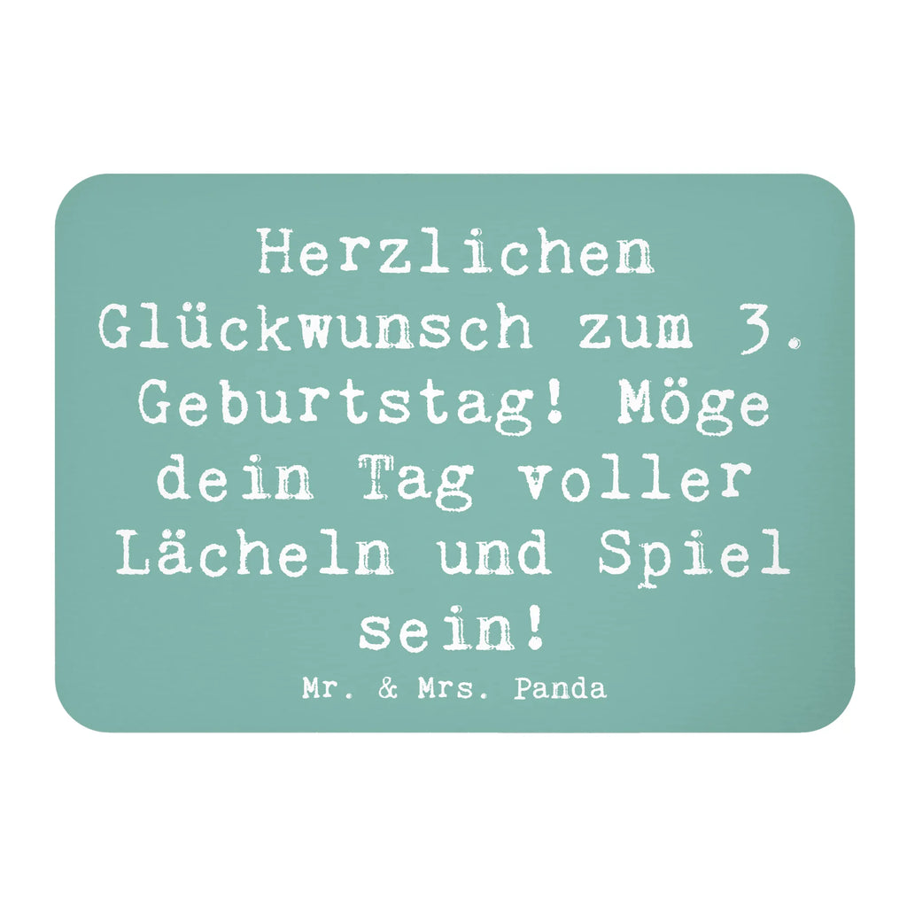 Magnet Spruch 3. Geburtstag Lächeln und Spiel Kühlschrankmagnet, Pinnwandmagnet, Souvenir Magnet, Motivmagnete, Dekomagnet, Whiteboard Magnet, Notiz Magnet, Kühlschrank Dekoration, Geburtstag, Geburtstagsgeschenk, Geschenk