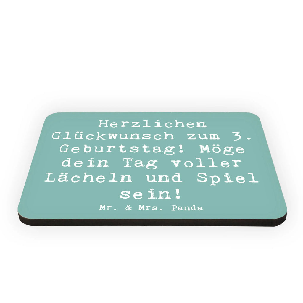 Magnet Spruch 3. Geburtstag Lächeln und Spiel Kühlschrankmagnet, Pinnwandmagnet, Souvenir Magnet, Motivmagnete, Dekomagnet, Whiteboard Magnet, Notiz Magnet, Kühlschrank Dekoration, Geburtstag, Geburtstagsgeschenk, Geschenk