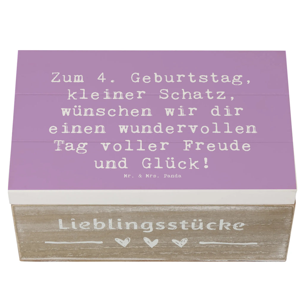 Holzkiste Spruch 4. Geburtstag Holzkiste, Kiste, Schatzkiste, Truhe, Schatulle, XXL, Erinnerungsbox, Erinnerungskiste, Dekokiste, Aufbewahrungsbox, Geschenkbox, Geschenkdose, Geburtstag, Geburtstagsgeschenk, Geschenk