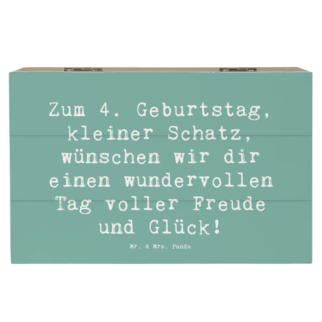 Holzkiste Spruch 4. Geburtstag Holzkiste, Kiste, Schatzkiste, Truhe, Schatulle, XXL, Erinnerungsbox, Erinnerungskiste, Dekokiste, Aufbewahrungsbox, Geschenkbox, Geschenkdose, Geburtstag, Geburtstagsgeschenk, Geschenk