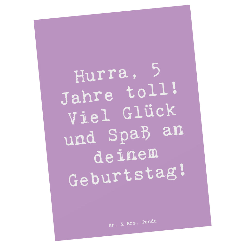 Postkarte Spruch 5. Geburtstag Jubel Postkarte, Karte, Geschenkkarte, Grußkarte, Einladung, Ansichtskarte, Geburtstagskarte, Einladungskarte, Dankeskarte, Ansichtskarten, Einladung Geburtstag, Einladungskarten Geburtstag, Geburtstag, Geburtstagsgeschenk, Geschenk