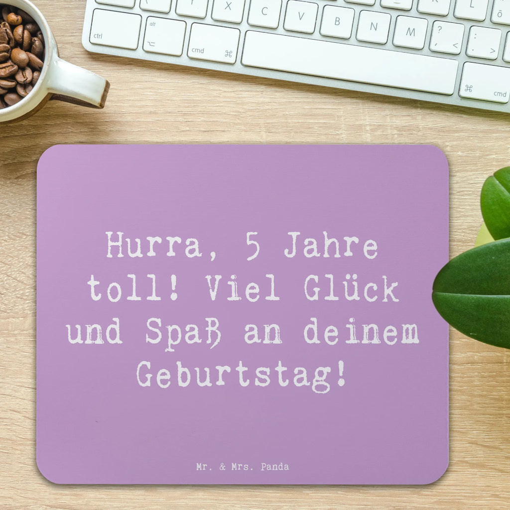 Mauspad Spruch 5. Geburtstag Jubel Mousepad, Computer zubehör, Büroausstattung, PC Zubehör, Arbeitszimmer, Mauspad, Einzigartiges Mauspad, Designer Mauspad, Mausunterlage, Mauspad Büro, Geburtstag, Geburtstagsgeschenk, Geschenk