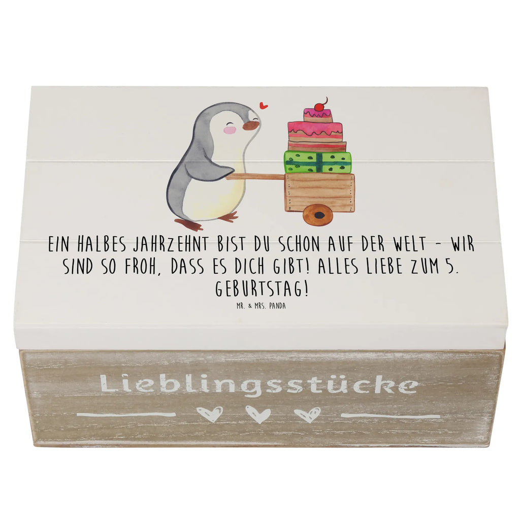 Holzkiste 5. Geburtstag Freude Holzkiste, Kiste, Schatzkiste, Truhe, Schatulle, XXL, Erinnerungsbox, Erinnerungskiste, Dekokiste, Aufbewahrungsbox, Geschenkbox, Geschenkdose, Geburtstag, Geburtstagsgeschenk, Geschenk