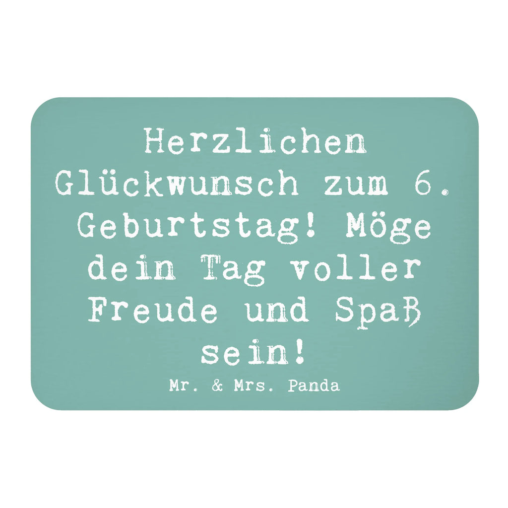 Magnet Spruch 6. Geburtstag Freude Kühlschrankmagnet, Pinnwandmagnet, Souvenir Magnet, Motivmagnete, Dekomagnet, Whiteboard Magnet, Notiz Magnet, Kühlschrank Dekoration, Geburtstag, Geburtstagsgeschenk, Geschenk