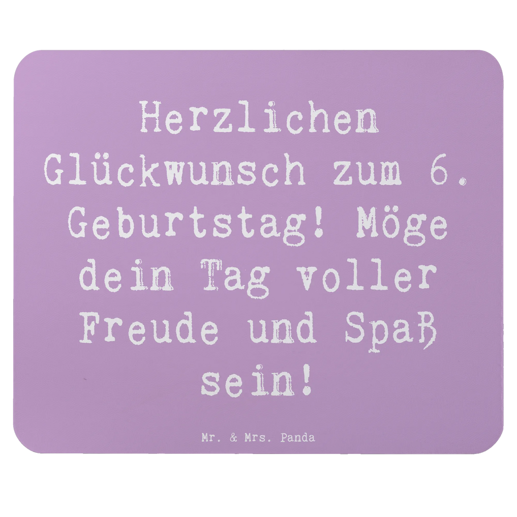 Mauspad Spruch 6. Geburtstag Freude Mousepad, Computer zubehör, Büroausstattung, PC Zubehör, Arbeitszimmer, Mauspad, Einzigartiges Mauspad, Designer Mauspad, Mausunterlage, Mauspad Büro, Geburtstag, Geburtstagsgeschenk, Geschenk