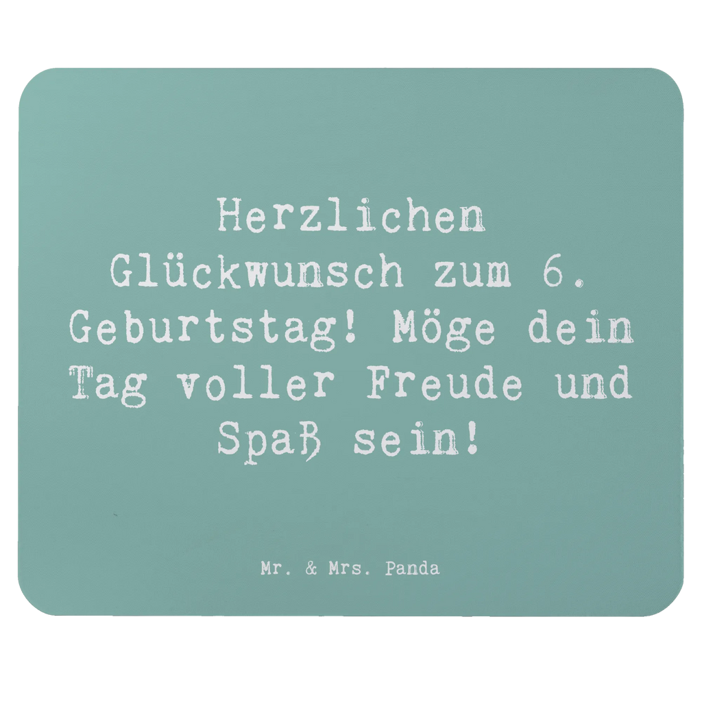 Mauspad Spruch 6. Geburtstag Freude Mousepad, Computer zubehör, Büroausstattung, PC Zubehör, Arbeitszimmer, Mauspad, Einzigartiges Mauspad, Designer Mauspad, Mausunterlage, Mauspad Büro, Geburtstag, Geburtstagsgeschenk, Geschenk