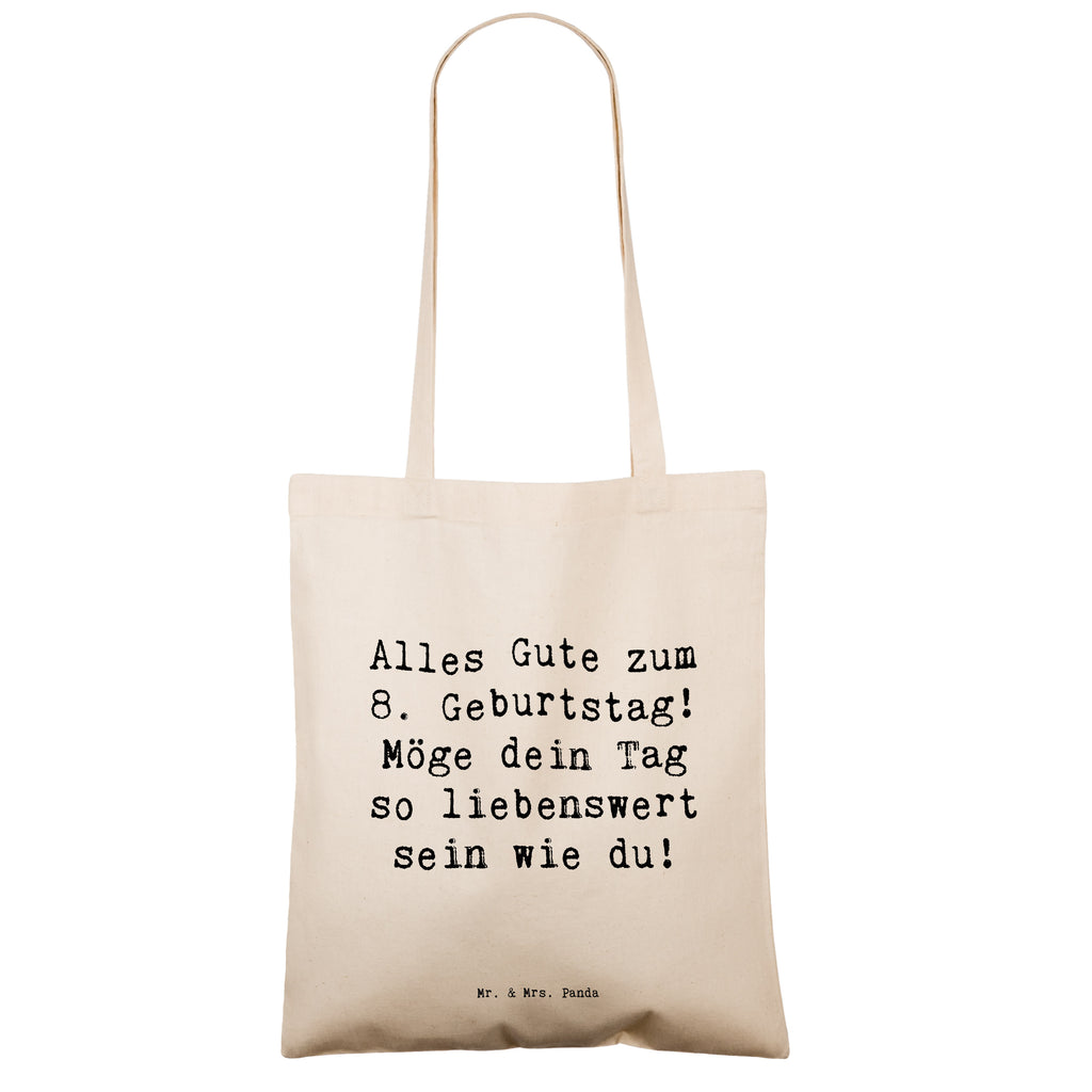 Tragetasche Spruch 8. Geburtstag Beuteltasche, Beutel, Einkaufstasche, Jutebeutel, Stoffbeutel, Tasche, Shopper, Umhängetasche, Strandtasche, Schultertasche, Stofftasche, Tragetasche, Badetasche, Jutetasche, Einkaufstüte, Laptoptasche, Geburtstag, Geburtstagsgeschenk, Geschenk