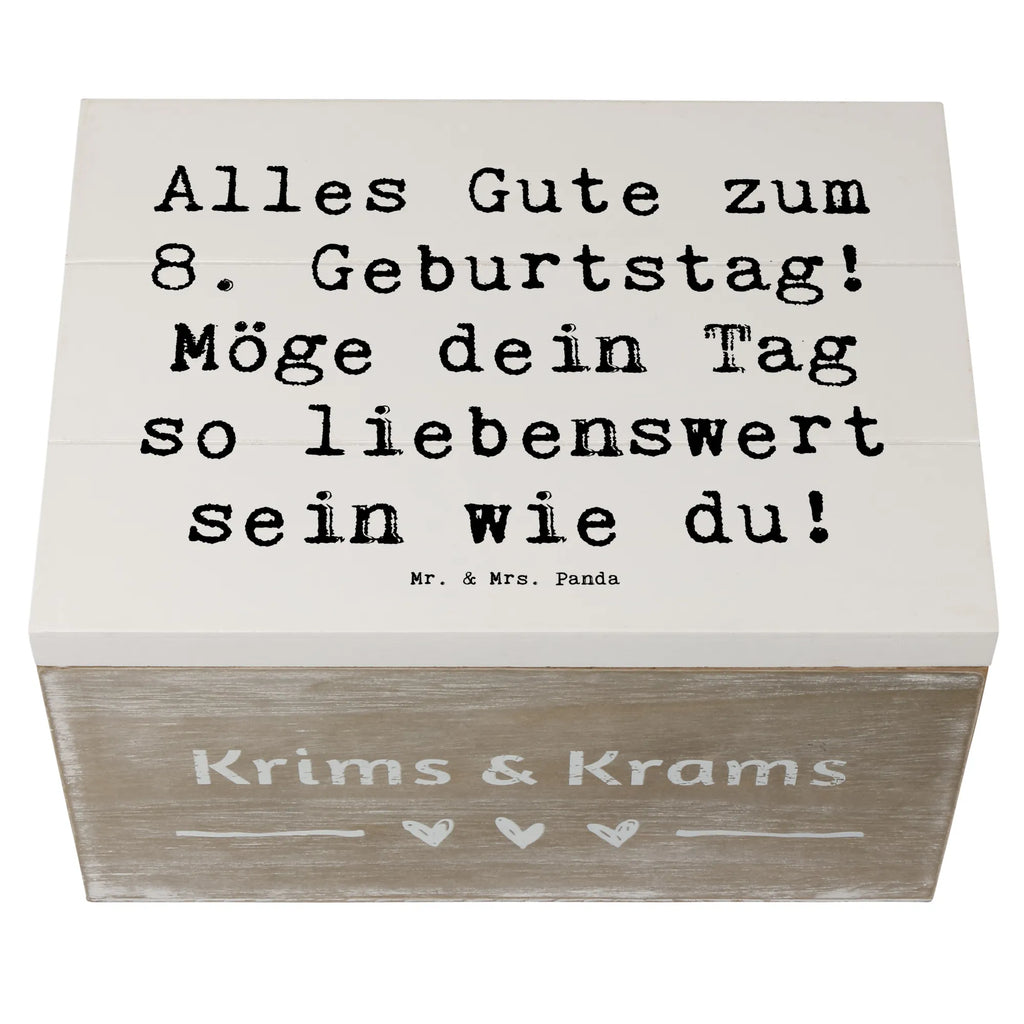 Holzkiste Spruch 8. Geburtstag Holzkiste, Kiste, Schatzkiste, Truhe, Schatulle, XXL, Erinnerungsbox, Erinnerungskiste, Dekokiste, Aufbewahrungsbox, Geschenkbox, Geschenkdose, Geburtstag, Geburtstagsgeschenk, Geschenk