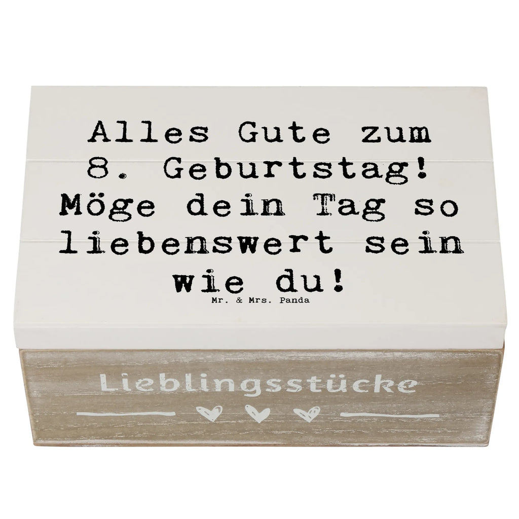 Holzkiste Spruch 8. Geburtstag Holzkiste, Kiste, Schatzkiste, Truhe, Schatulle, XXL, Erinnerungsbox, Erinnerungskiste, Dekokiste, Aufbewahrungsbox, Geschenkbox, Geschenkdose, Geburtstag, Geburtstagsgeschenk, Geschenk