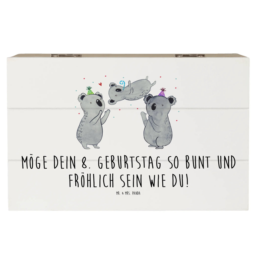 Holzkiste 8. Geburtstag Freude Holzkiste, Kiste, Schatzkiste, Truhe, Schatulle, XXL, Erinnerungsbox, Erinnerungskiste, Dekokiste, Aufbewahrungsbox, Geschenkbox, Geschenkdose, Geburtstag, Geburtstagsgeschenk, Geschenk