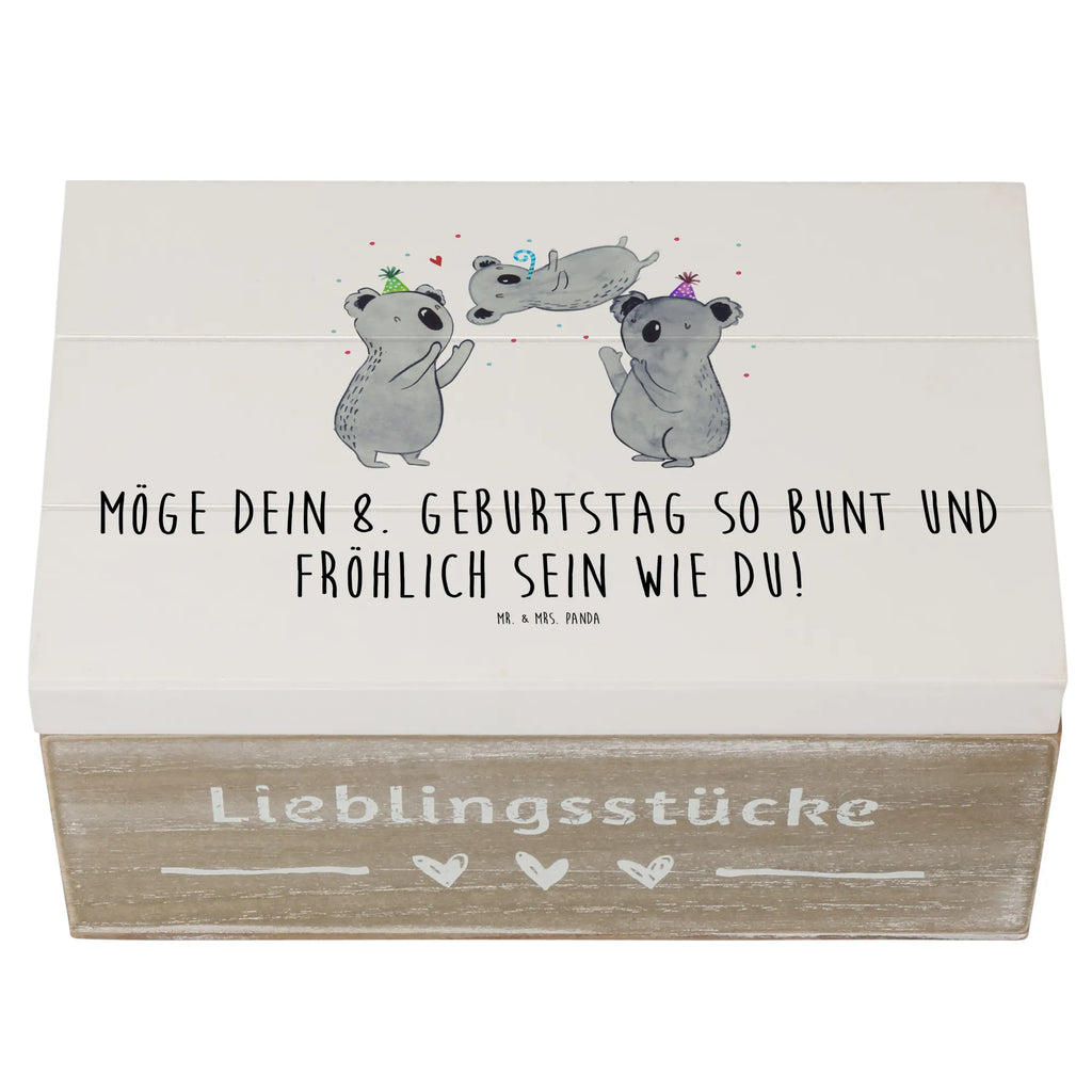 Holzkiste 8. Geburtstag Freude Holzkiste, Kiste, Schatzkiste, Truhe, Schatulle, XXL, Erinnerungsbox, Erinnerungskiste, Dekokiste, Aufbewahrungsbox, Geschenkbox, Geschenkdose, Geburtstag, Geburtstagsgeschenk, Geschenk